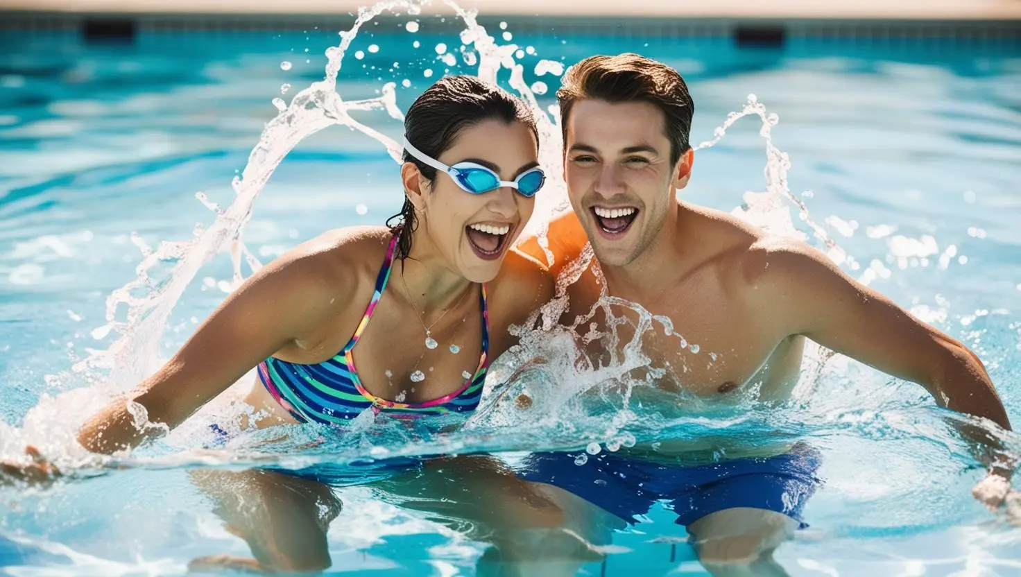 romantic couple poses